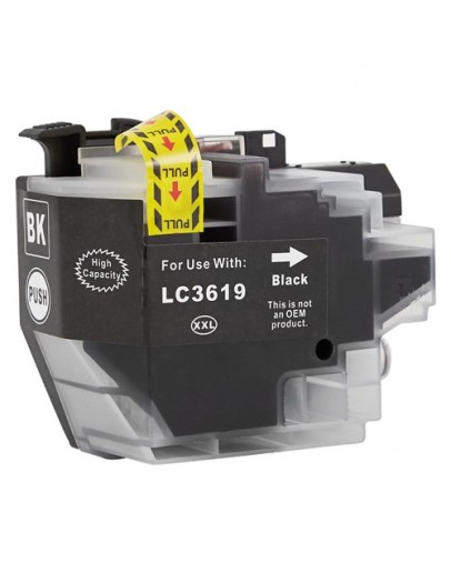 BROTHER LC3619BK XL съвместима мастилница Черна