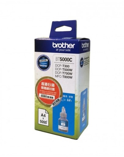 BROTHER BT-5000Cyan оригинално синьо мастило за принтер